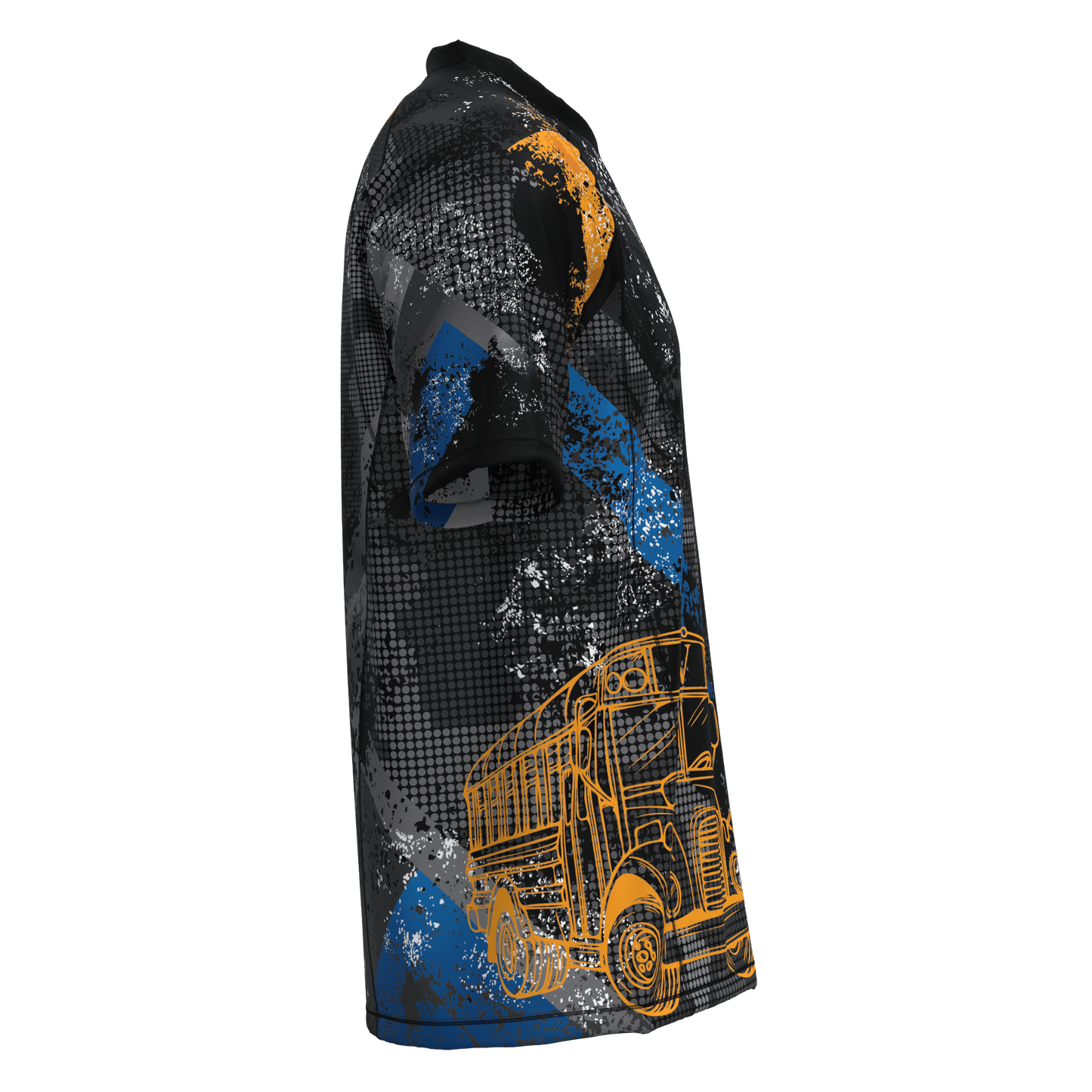 MS6552 - HRT - MENS - INF - JER - VEE - SS - BLK - Manufactory Apparel - Hostage Rescue Team