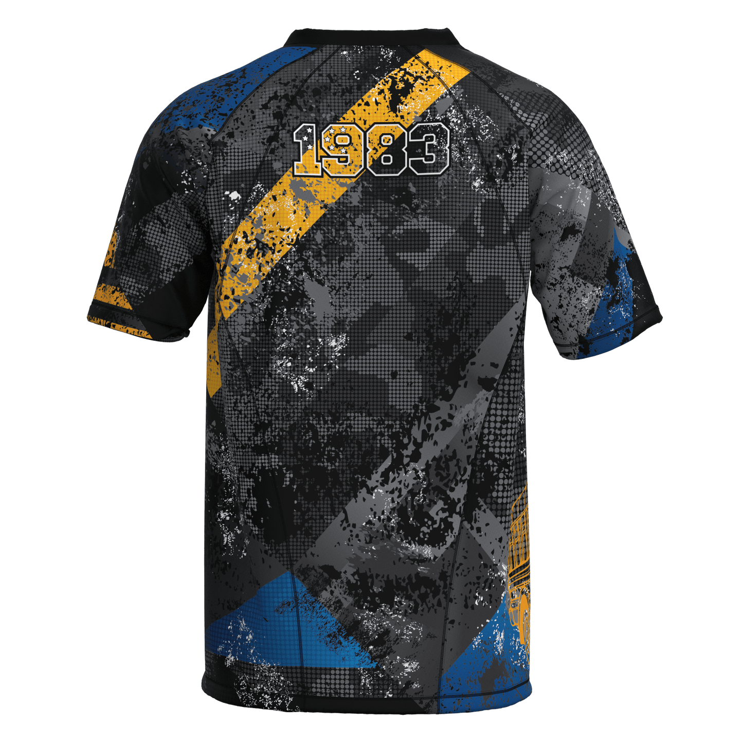 MS6552 - HRT - MENS - INF - JER - VEE - SS - BLK - Manufactory Apparel - Hostage Rescue Team