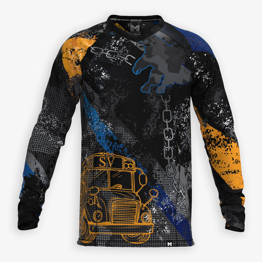 MS6551 - HRT - MENS - INF - JER - VEE - LS - BLK - Manufactory Apparel - Hostage Rescue Team